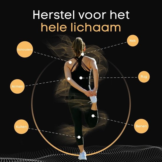 RevoltÂ® Luxus-Massagepistole - extra stark - für die Erholung der Muskeln und bei Verletzungen - hohe Amplitude - 6 verschiedene Geschwindigkeiten - 6 Aufsätze - Luxus-Aufbewahrungskoffer