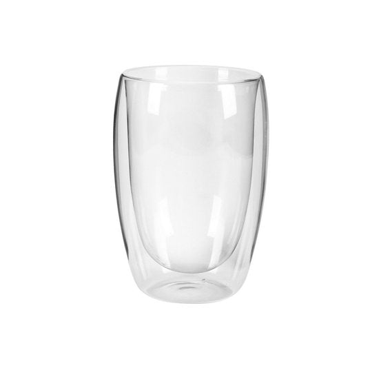 2 doppelwandige Gläser - geeignet für verschiedene Kaffeesorten - Latte macchiato, Cappuccino, Espresso - 2er-Set (300 ml)