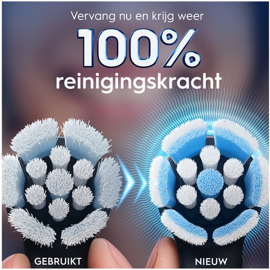 Oral-B iO Series Gentle Care Aufsteckbürsten – Schwarz – Für empfindliches Zahnfleisch – 8 Stück