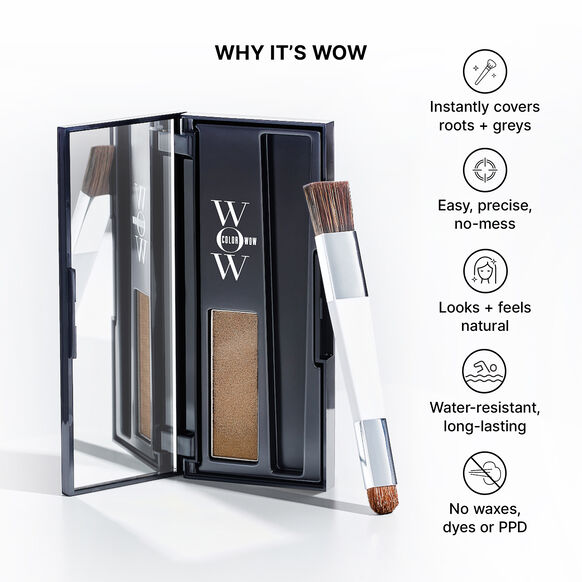 Color Wow Root Cover Up Ansatzpuder – Mittelbraun