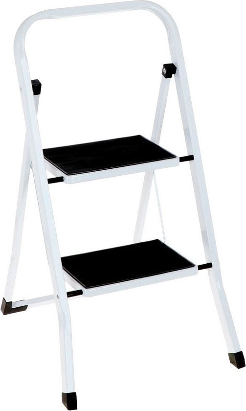 Benson klappbare Haushaltsleiter 2 Stufen - Anti-Rutsch - 70cm - Bis zu 150 kg