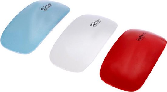 Nagellacktrockner SunMini - Professionell & Kompakt - LED-Beleuchtung 6W - Gellack - Nagellampe - Nagelpflege - USB-Ladegerät - Nagellacktrockner - Nagellacklampe - Weiß
