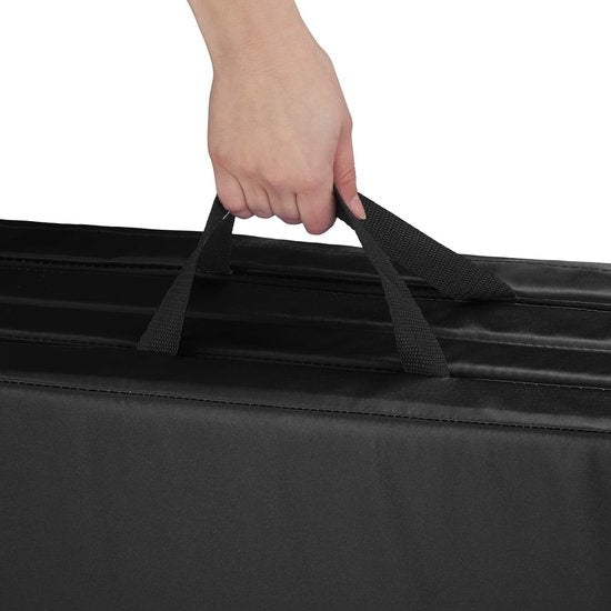 tectake - Gymnastikmatte - Abmessung 240 x 120 x 5 cm - schwarz - 403638