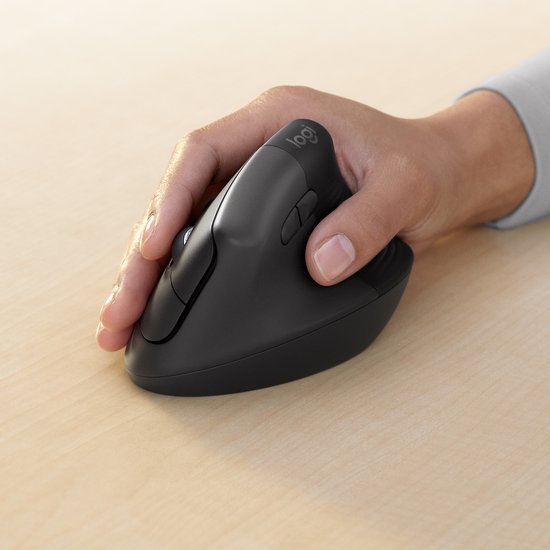 Logitech Lift-Serie – Vertikale Maus – 4000 DPI – Kabellos