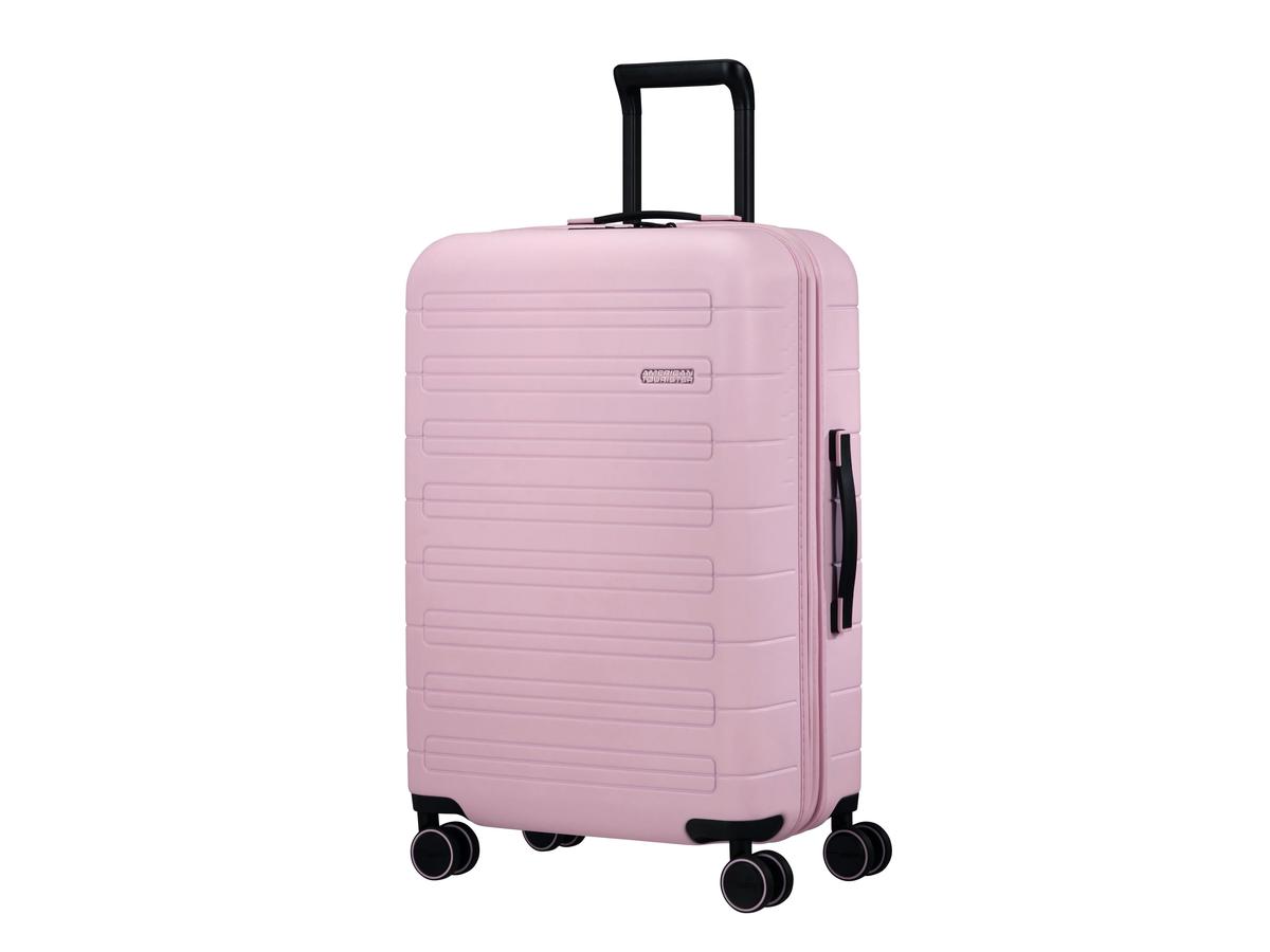 American Tourister Novastream Spinner Trolley – Erweiterbar – TSA-Schloss – Größe 67 cm – Dark Slate