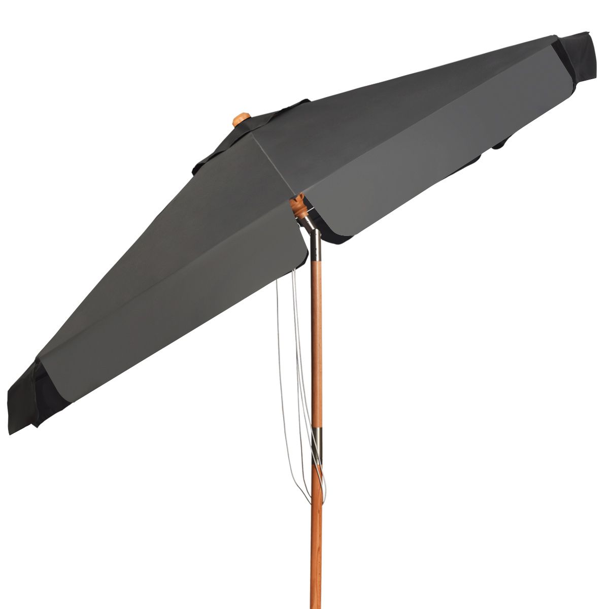 Coast Terrassen-Sonnenschirm - Ã˜3m - 8 Stangen - Schwarz