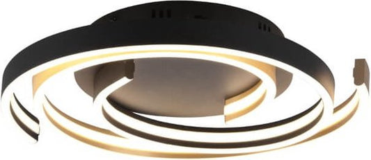 Dimmbare Deckenleuchte Caya gold mit schwarz - 641910208