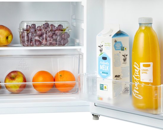 Tomado TRT4702W - Tischkühlschrank - 80 Liter - Mit Gefrierfach - Energielabel E - Weiß