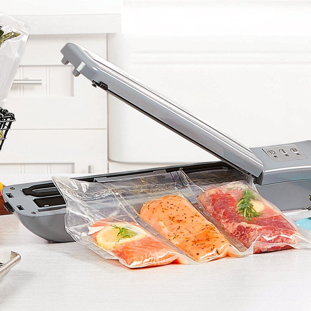 PowerXL Duo NutriSealer Vakuumiergerät – 6-in-1-Funktion – inklusive Folie und Beutel – hält Lebensmittel 5-mal länger frisch