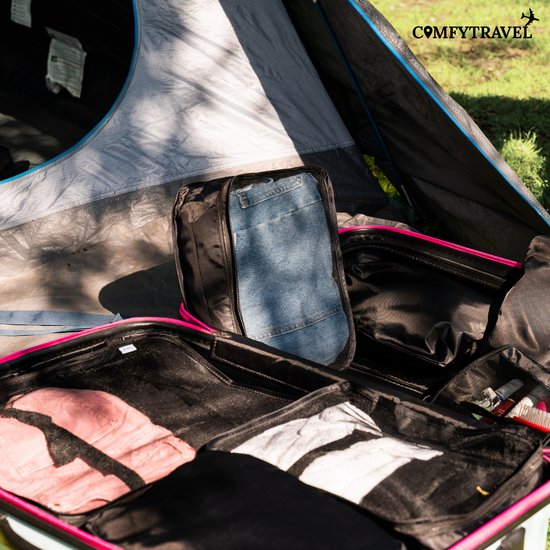 Comfytravel Packing Cubes Set - Koffer / Rucksack Reiseveranstalter - Reisezubehör - Wasserdicht / 8 Stück - Dunkelblau