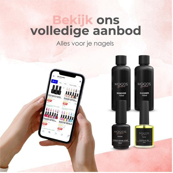 Moods Gellac Remover - Gelpoliermittel-Entferner - 100 ml