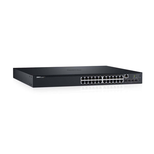 DELL N1524P Managed L3 Gigabit Ethernet (10/100/1000) Power over Ethernet (PoE) 1U - Schwarz