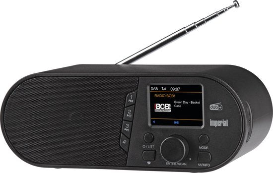 Imperial DABMAN d105 Kompaktes DAB+ / FM / Bluetooth-Radio Schwarz