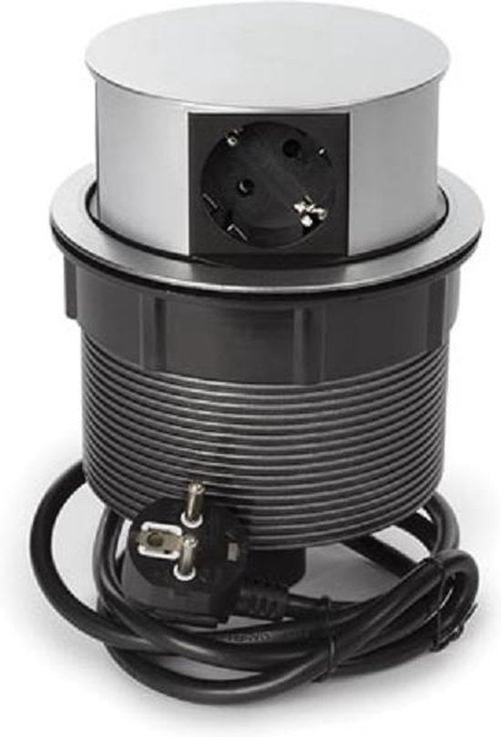 Perel Pop-Up Power Block mit 4 Steckdosen - geerdet