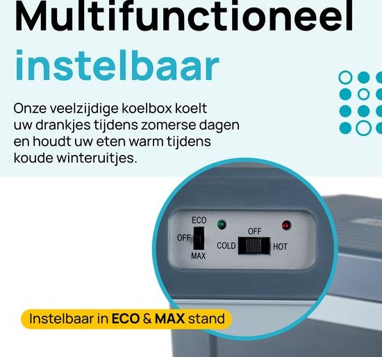 MOA Elektrische Koelbox - Coolbox - Met Verwarmingsfunctie - 12V en 230V - 40 Liter - ECW40