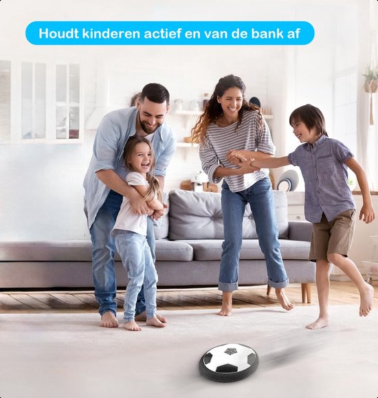Tech Essentials® Hover Ball - Led-Beleuchtung - 18 cm | Smart Ball Soccer Bot - Schwebende Air Soccer - Spiel - Weich - Für Indoor - Kinder