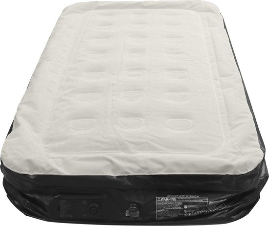 FLOAT – Einzel-Luftmatratze mit integrierter elektrischer Pumpe – 191 x 99 x 38 cm – Selbstaufblasende Einzel-Luftmatratze – Gästebett Twin – NimbusRest