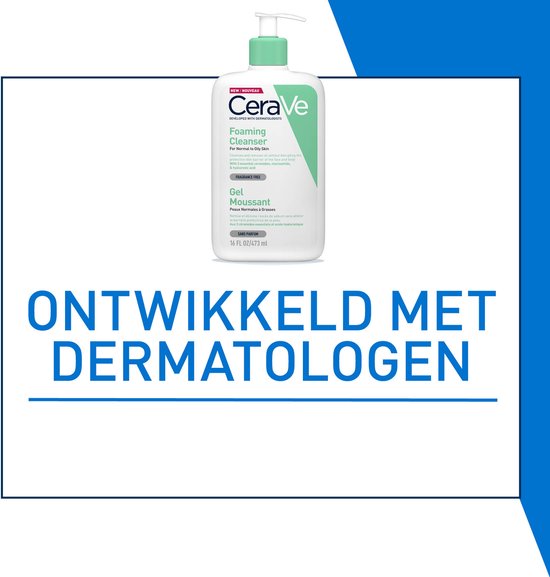 CeraVe Schäumendes Reinigungsgel – für normale bis fettige Haut – 473 ml