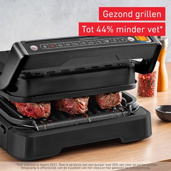 Tefal OptiGrill 2in1 GC7728 Intelligenter Grill und BBQ