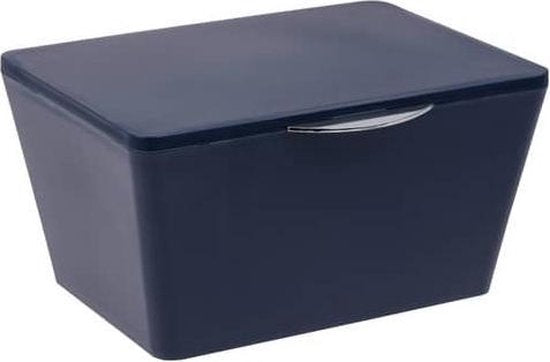Wenko Aufbewahrungsbox Brasil 14 x 20 x 10 cm Dunkelblau