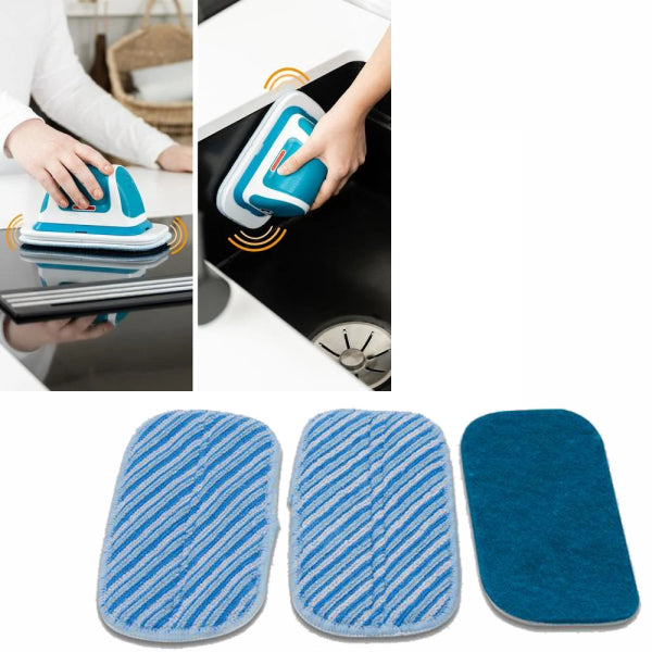 Livington MultiScrubber-Pads – 3-teilig – Mikrofaser/Nylon