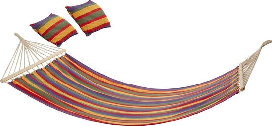 tectake - 2 Personen Hängematte Eden bunt gestreift - 403568