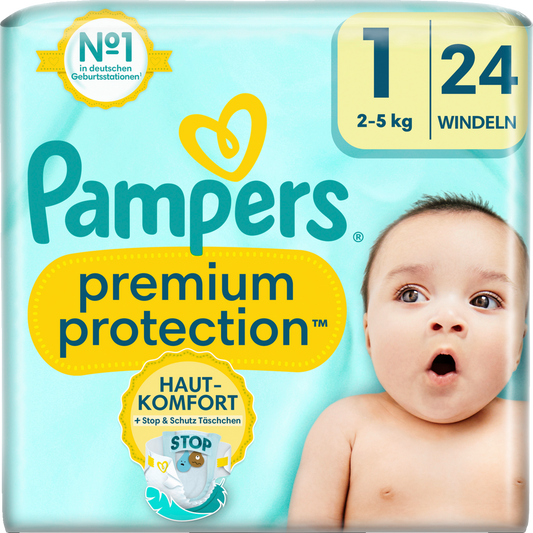 Pampers Premium Protection - Neugeborene - 2-5 kg - 24 Stück