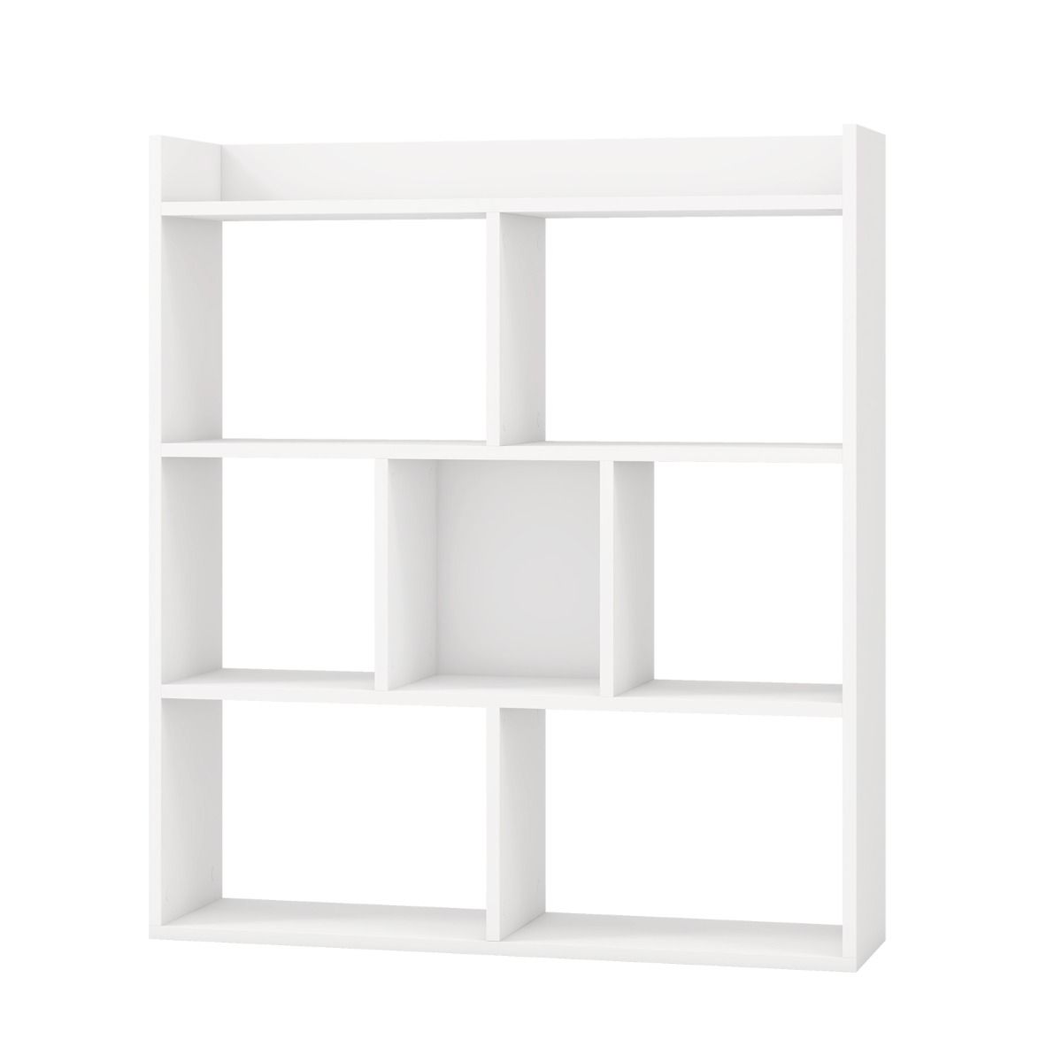 Coast Bücherregal – 7 Fächer – Kippschutz – schwarz