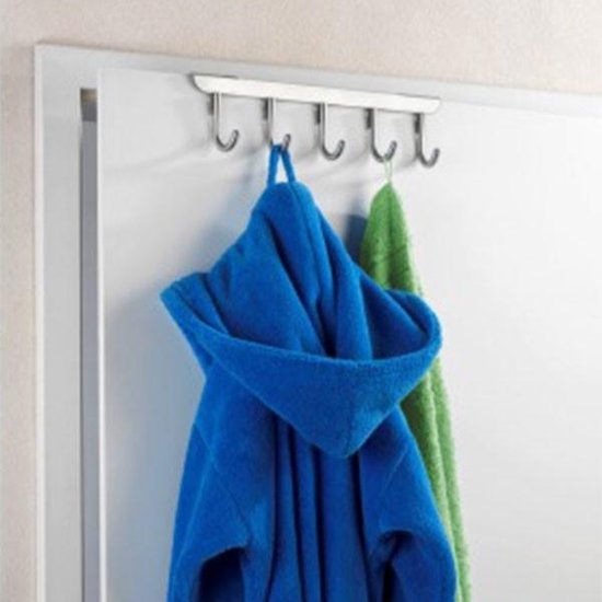 Wenko Türgarderobe 9 x 36 cm Edelstahl