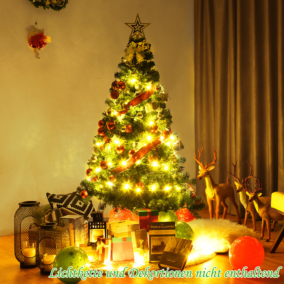 Künstlicher Weihnachtsbaum Coast mit Metallsockel - 150cm - Grün