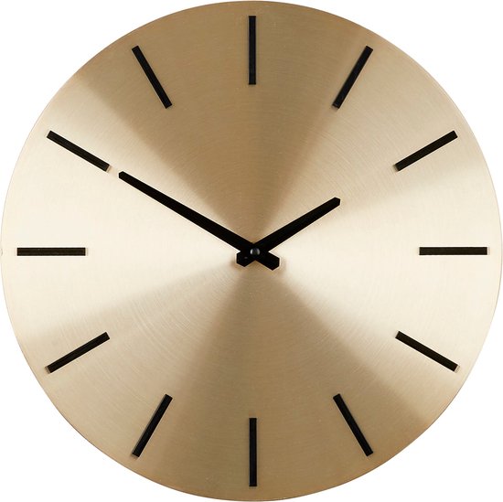 Mica Decorations Brixen Wanduhr - Ø36 cm - Gold