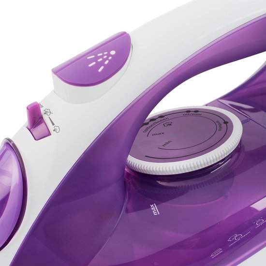 Tristar ST-8350 – Bügeleisen 2200 W – Dampfbügeleisen 0,26 l – 30 g Dampf pro Minute – Lila