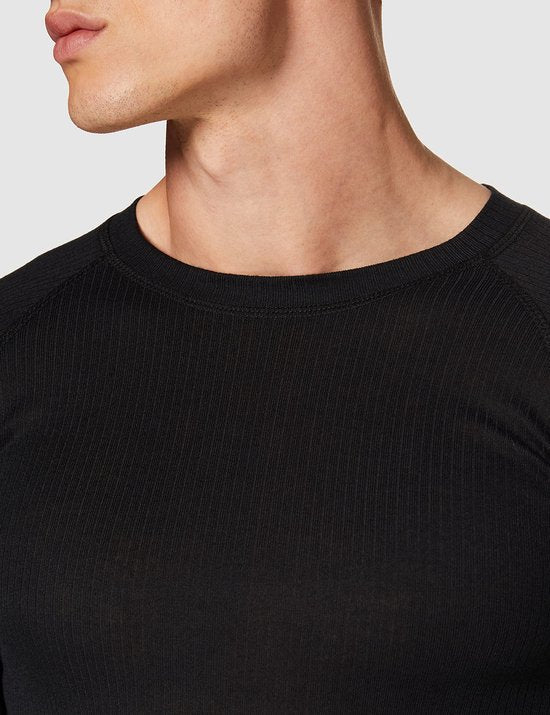 Thermal Underwear Men - Thermo Shirt Men - Schwarz - M - Thermal Clothing Men - Thermo Shirt Men Long Sleeve