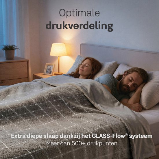 CozySense® Gewichtsdecke 9 kg – Doppelbettgröße – Weighted Blanket – Gewichtsdecke mit GLASS-Flow®-Druckverteilung – Inklusive waschbarem Bezug – 200 x 200 cm – Grau