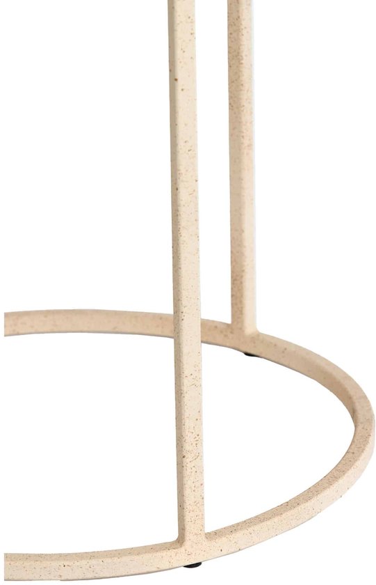 Light & Living Beistelltisch Sadar - Braun - Ø52x46cm + Ø50x40cm -.