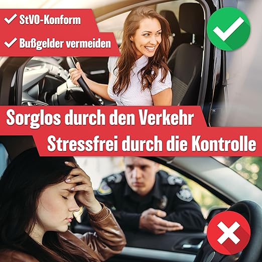 Heroism 3-in-1 Car First Aid Kit 2026 - Erste-Hilfe-Kasten, Warndreieck & Sicherheitsweste, EU-konform