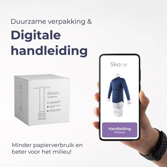 Skoov Bügelpuppe Air master pro - Maschine - Für Hemden und Hosen - Bügeln - Bügelmaschine
