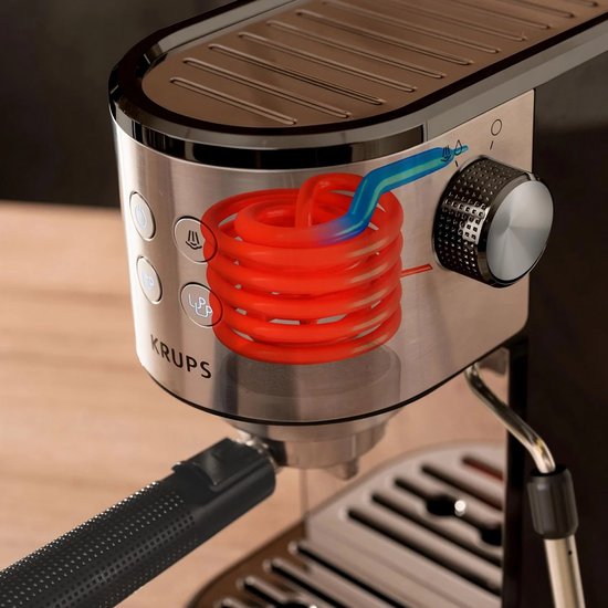 Krups Virtuoso Essential XP4418 Espressomaschine – Schwarz