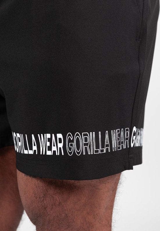 Gorilla Wear Otis Badehose – Shorts – Schwarz – M