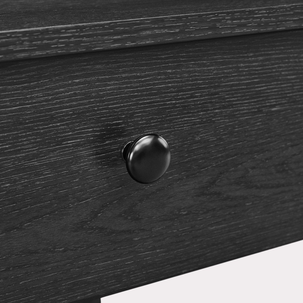 O'DADDYÂ® Nachttische industrial - Beistelltisch - Nachttisch mit Schublade - 40 x 40 x 55 cm - schwarz/dunkelgrau