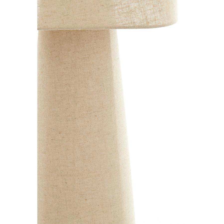 Light and Living Mikko Stehlampe – Leinen – 40 x 40 x 176 cm – Naturfarben