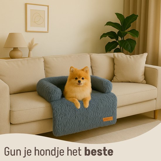 By Cee Cee Original Hundedeckenbank - Hundedeckenbank - Hundekorb - Premium - komplett abnehmbar - Dunkelgrau - 75x90 - Größe S