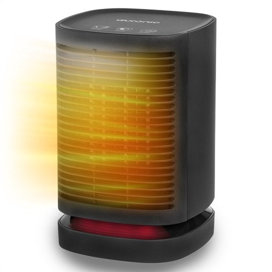 Auronic Elektrische Heizung - 3 Stufen - 950W - Rotierend - Schwarz