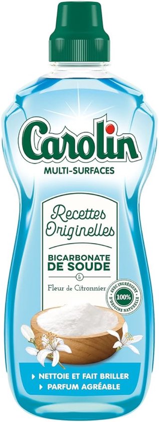Carolin Multi-Surface Allzweckreiniger Original mit Natriumbikarbonat und Zitronenblüten 1 l