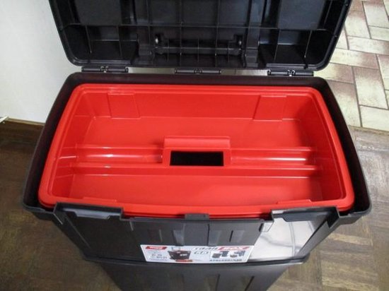 TAYG Werkzeugkasten auf Rädern - Kunststoff - 47 x 29 x 63 cm - Mit Einsatz und Sortierkasten