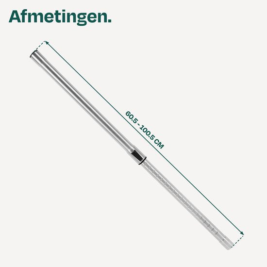 VONROC Teleskop-Saugrohr – für den VONROC Nass-/Trocken-Baustaubsauger VC513AC