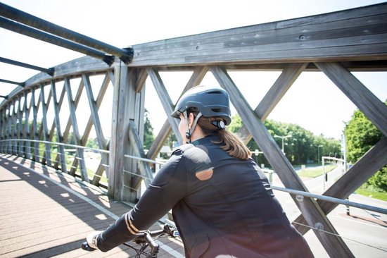 Polisport E-City Speed Pedelec Fahrradhelm – L (59 bis 61 cm) Geeignet für Mopeds – Schwarz