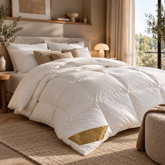 Ten Cate 100 % Gänsedaunen-4-Jahreszeiten-Bettdecke – 240 x 200 cm – Luxuriöse Gänsedaunen – Atmungsaktiv – Feuchtigkeitsregulierend