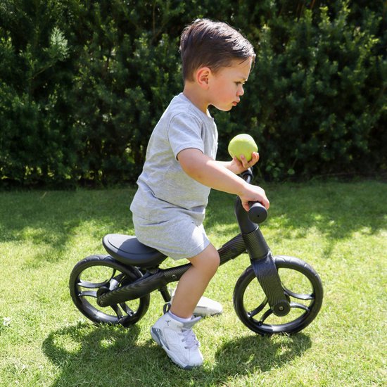 Sunny Balance Bike 3000 Laufrad aus Metall – Ab 2 Jahren – Verstellbarer Sattel – Carbon-Optik