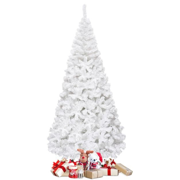Coast Weihnachtsbaum Künstlicher Tannenbaum - Metallständer - 240 cm - Weiß